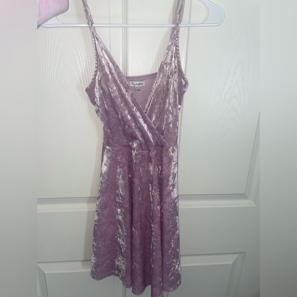 Y2k Purple Velvet Dress Zumiez